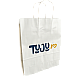 Sacoșă Evenimente & Târguri Corporate Hârtie Albă 25x11x31 cm