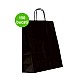25 x 11 x 31 cm sacosa colorata NEGRU maner snur
