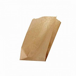 Pungă Hârtie Natur pentru Pâine / Franzelă Mare – 17x6x35 cm