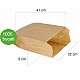 Pungă cu Pliu Lateral pentru Pâine Rotundă – Hârtie Kraft 32x5x41 cm