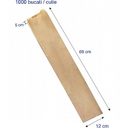Punga bagheta 12 x 5 x 65 cm (1000 buc.)
