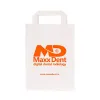 Pungă personalizată hârtie kraft neagră 18x9x25 cm