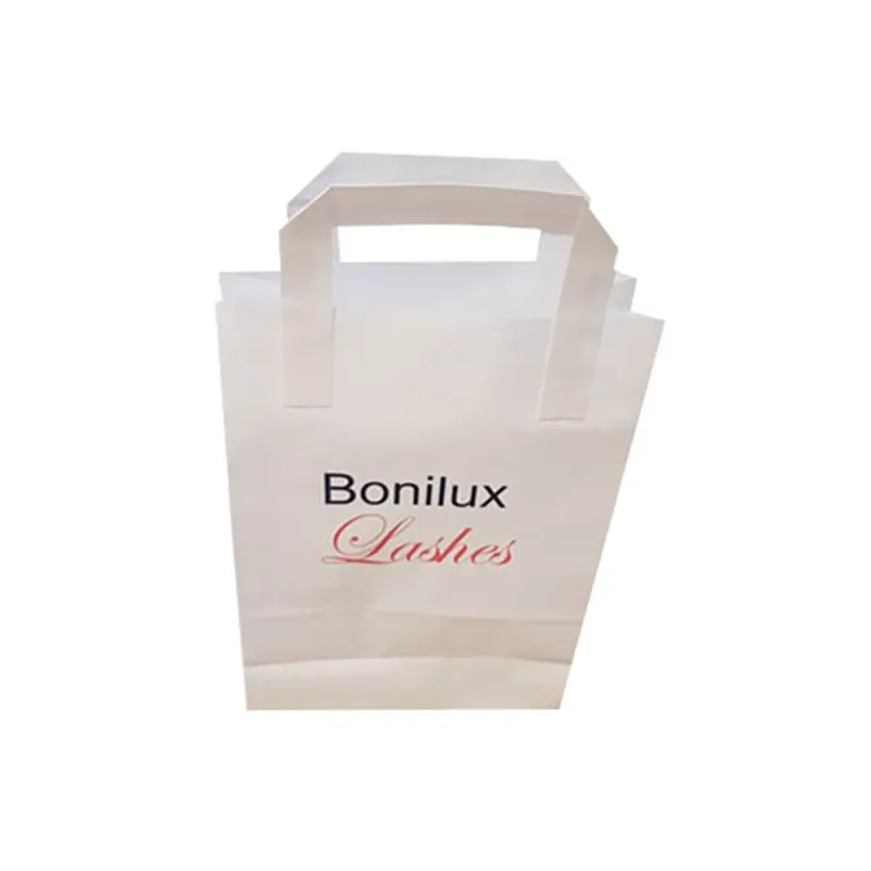Pungă personalizată hârtie kraft neagră 18x9x25 cm