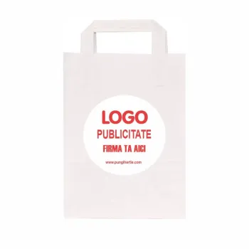 Sacoșă personalizată hârtie 22x11x36 cm