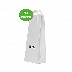 Saci 5 kg - 2 straturi hartie KA KN 22x10x44 cm cu manere plate
