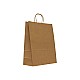 25 x 11 x 31 cm sacosa hartie kraft natur maner snur