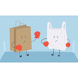 Plastic vs hârtie: Impactul asupra mediului