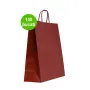 Sacosa kraft Bordeaux 25x11x31 cm mâner rasucit