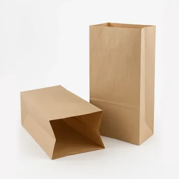 Punga hartie kraft natur 2Kg, 13x8x31 cm