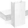 Punga hârtie kraft albă 2 Kg, 13x8x31 cm