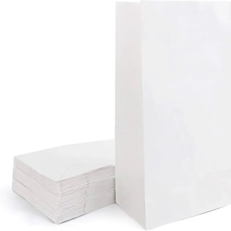 Punga hârtie kraft albă 3 Kg, 16x10x36 cm