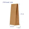 Punga hartie kraft natur 1Kg, 10.5x6.5x27 cm