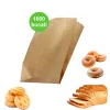 Punga hartie kraft natur covrigi, 15x8x20 cm