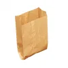 Punga hartie kraft natur, paine rotunda mare, 32x5x41 cm