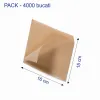 Coltar hartie kraft natur, 16x15 cm