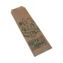 Punga hartie kraft natur, tacamuri, 7x25 cm