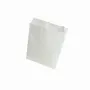Punga hârtie kraft albă rezistenta grasimi, 11x4x11 cm