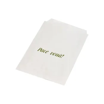 Punga anafura hârtie kraft albă 10x13 cm