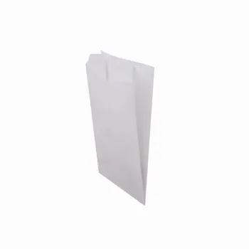 Punga hartie kraft alba 11x4x20 cm