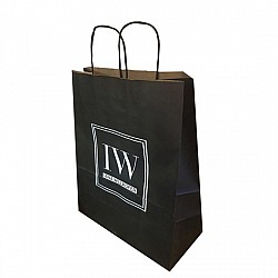 Pungă Personalizată din Hârtie Kraft 25x11x31 cm