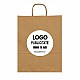 Pungă Hârtie Kraft Gros / Rezistent 100g/mp Personalizată 32x12x41 cm