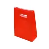 Sacosa hartie colorata rosie mâner decupat, 18x9x25 cm