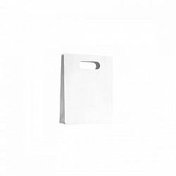 Sacosa hartie kraft Alba 14x7x21 cm