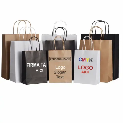 Pungi de hartie personalizate