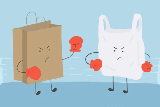 Plastic vs hârtie: Impactul asupra mediului
