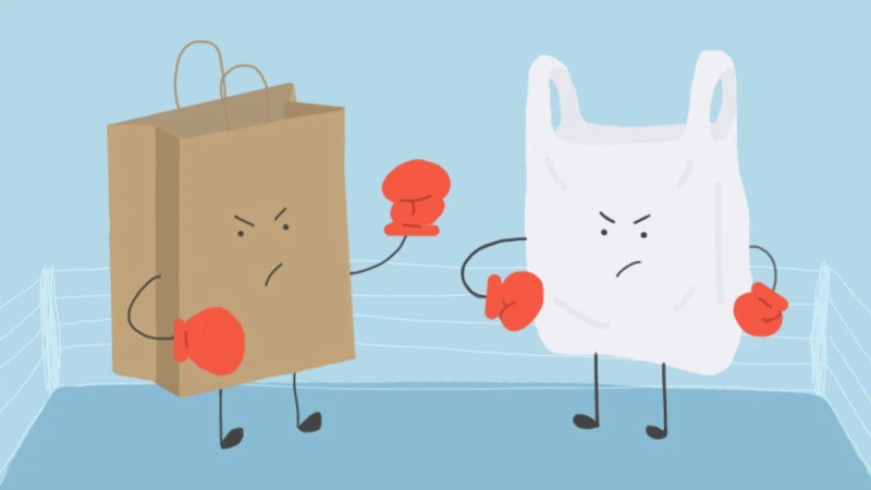 Plastic vs hârtie: Impactul asupra mediului