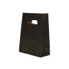 Sacosa hartie kraft neagra 14x7x21 cm