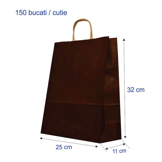 25 x 11 x 31 cm sacosa colorata NEGRU maner snur