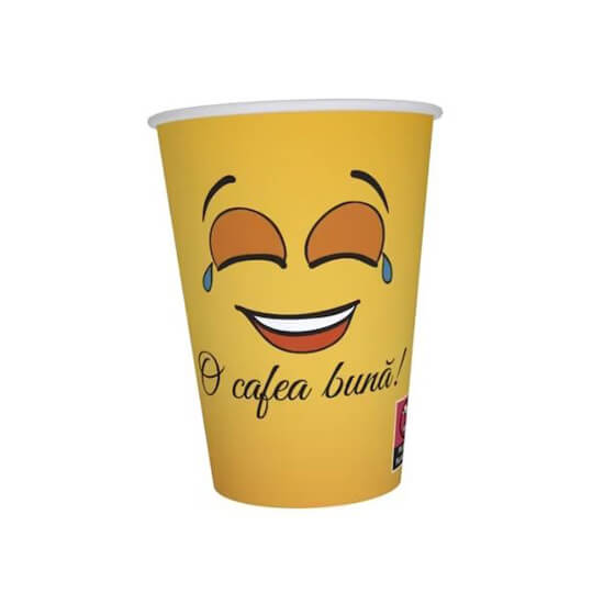 Pahare de carton  12oz (aproximativ 355 ml) set 500 pahare